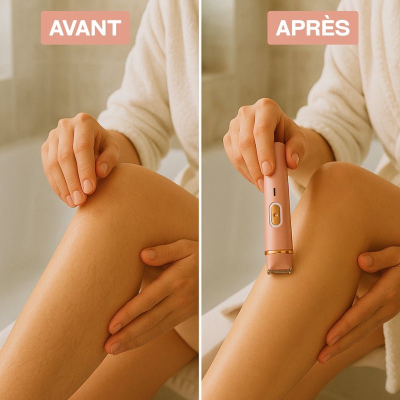 NUOSHAVE - Rasoir Épilateur Électrique 2 en 1