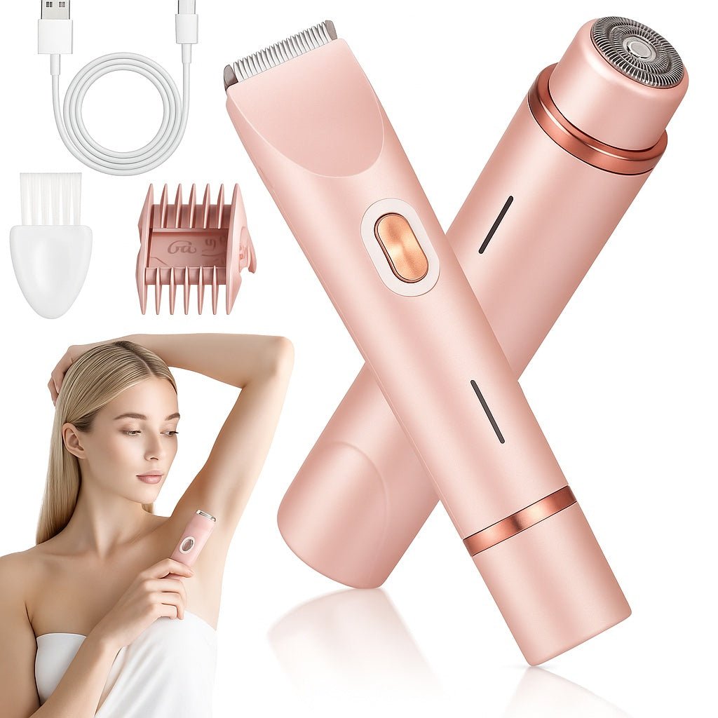 NUOSHAVE - Rasoir Épilateur Électrique 2 en 1